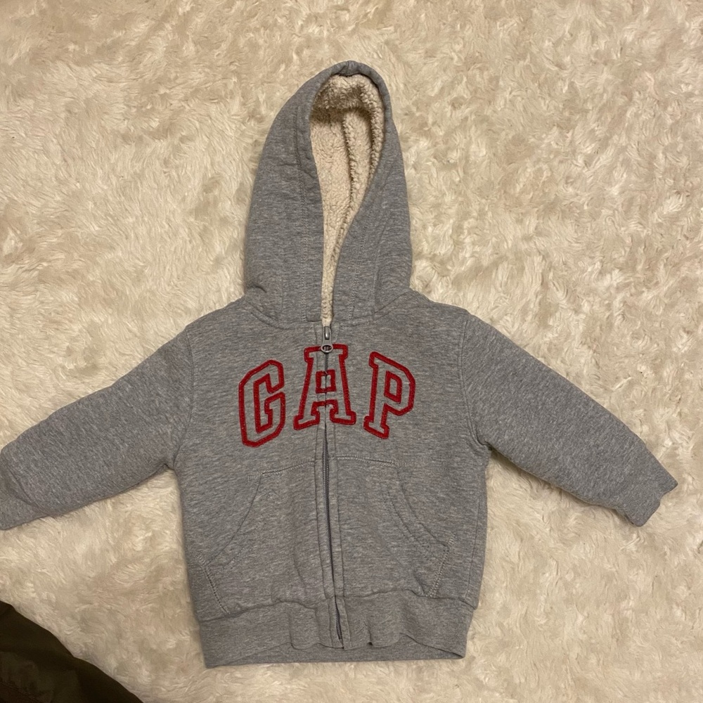 Baby Gap fleece zip up hoodie